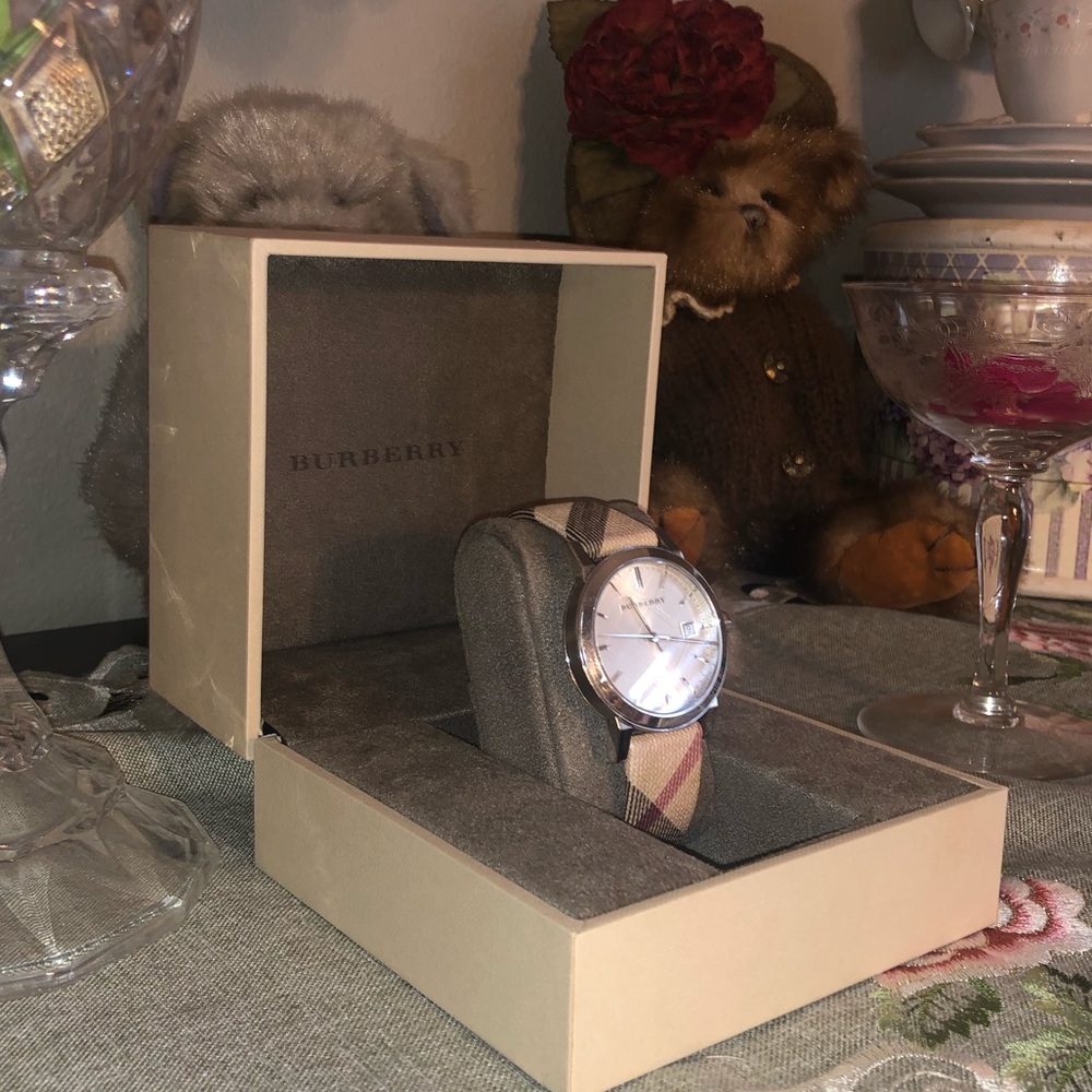 Burberry watch.